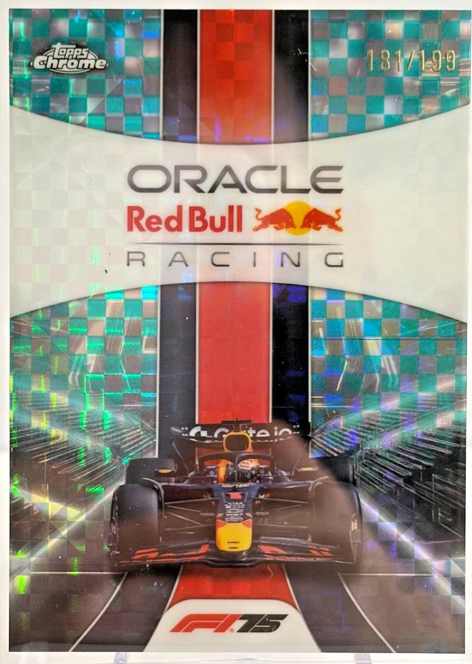 Oracle Red Bull Racing [Aqua Refractor] #174