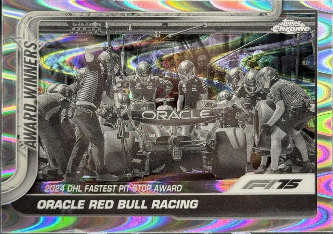 Oracle Red Bull Racing [Black White RayWave Refractor] #146