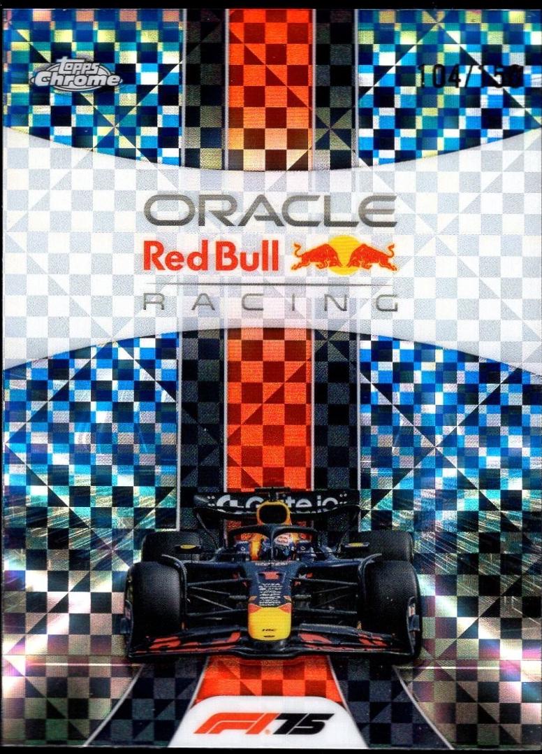 Oracle Red Bull Racing [Blue Checker Flag Refractor] #174
