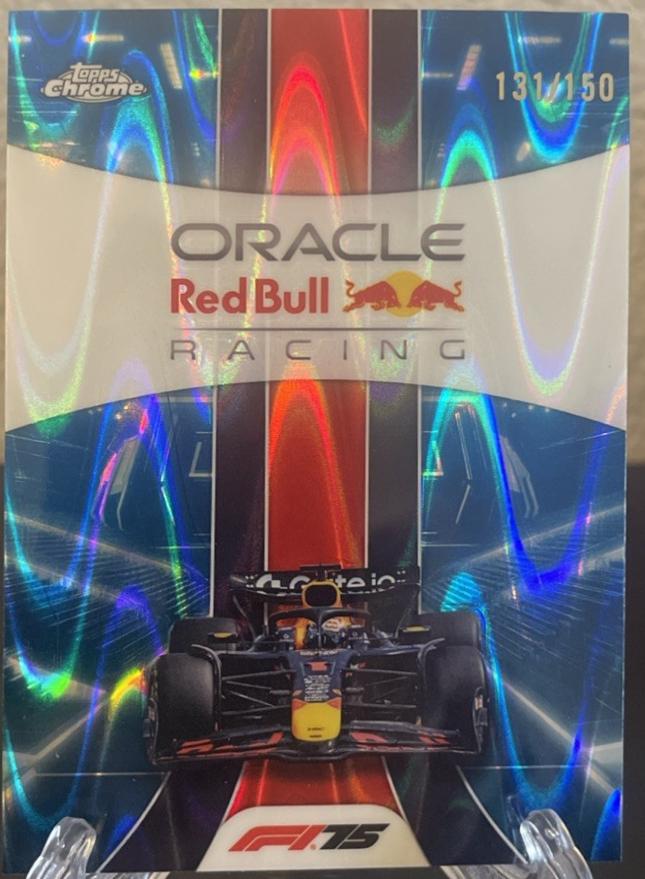 Oracle Red Bull Racing [Blue RayWave Refractor] #174