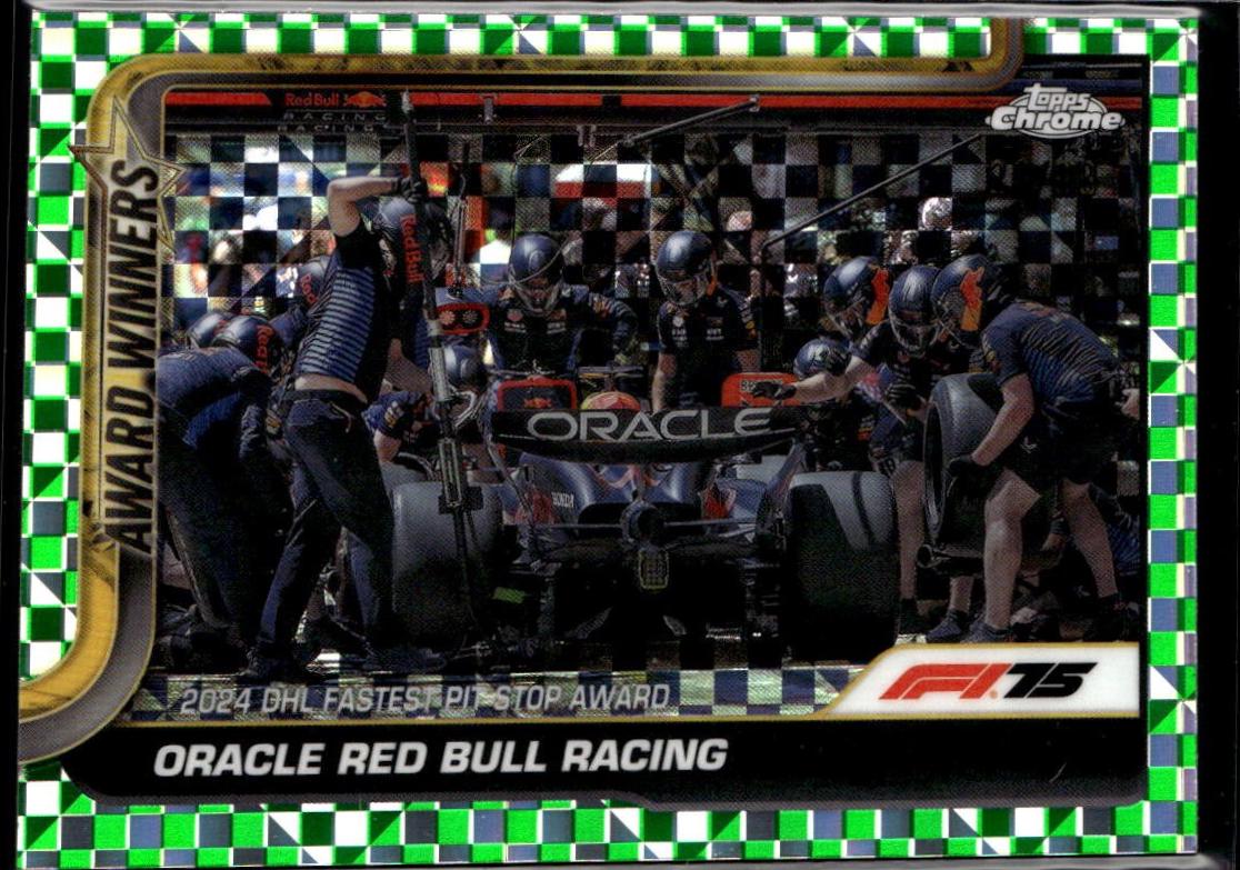 Oracle Red Bull Racing [Green Checker Flag Refractor] #146