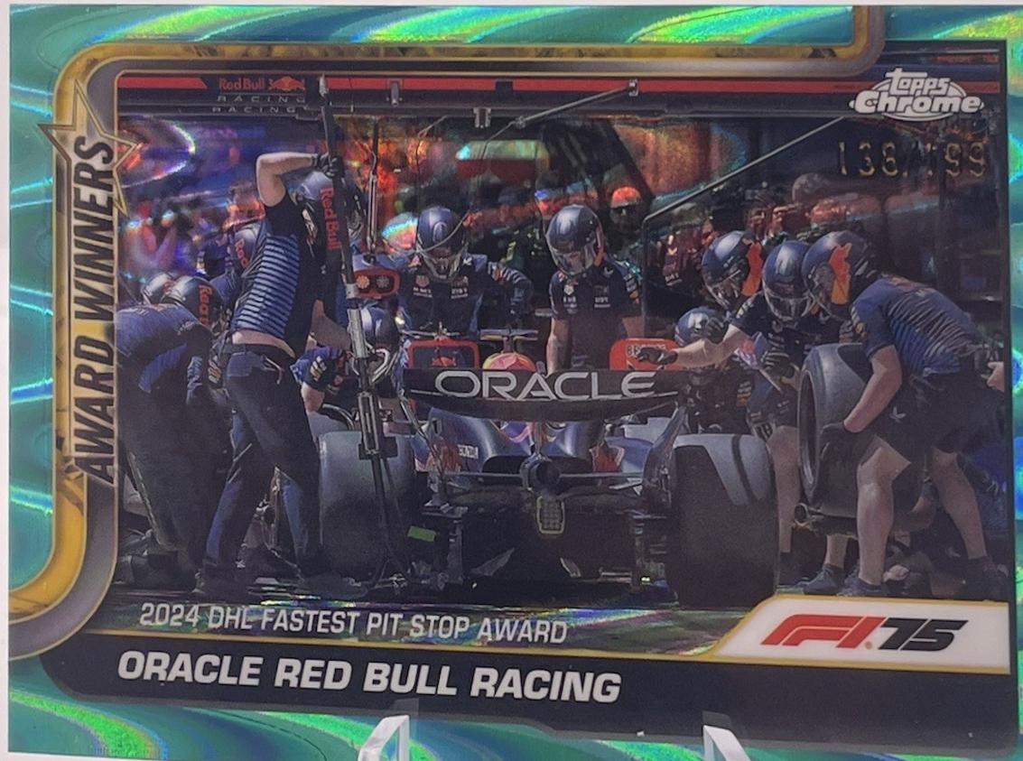 Oracle Red Bull Racing [Red RayWave Refractor] #146