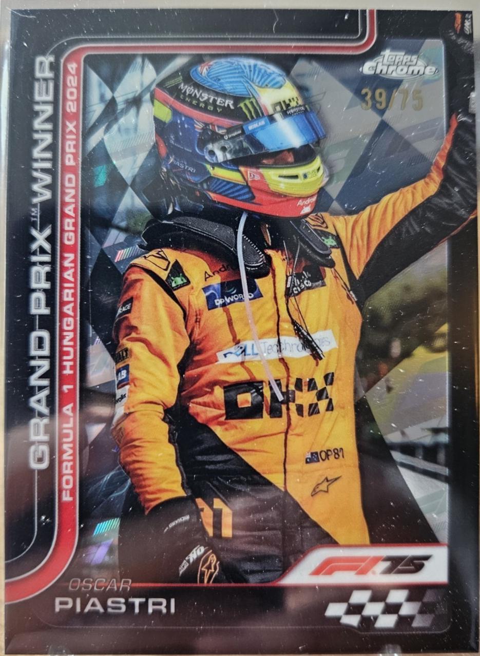Oscar Piastri [Black Refractor] #105
