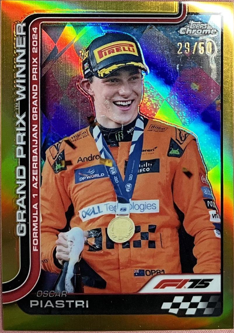 Oscar Piastri [Gold Refractor] #109