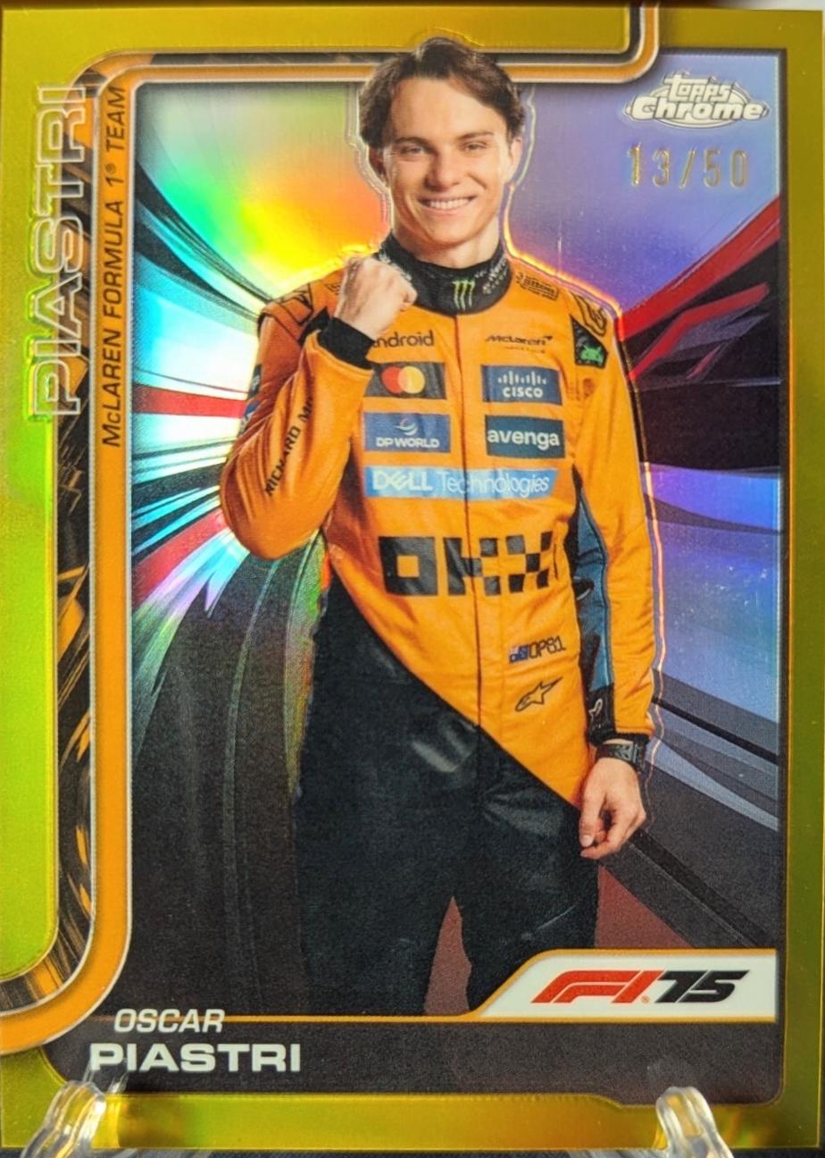 Oscar Piastri [Gold Refractor] #6