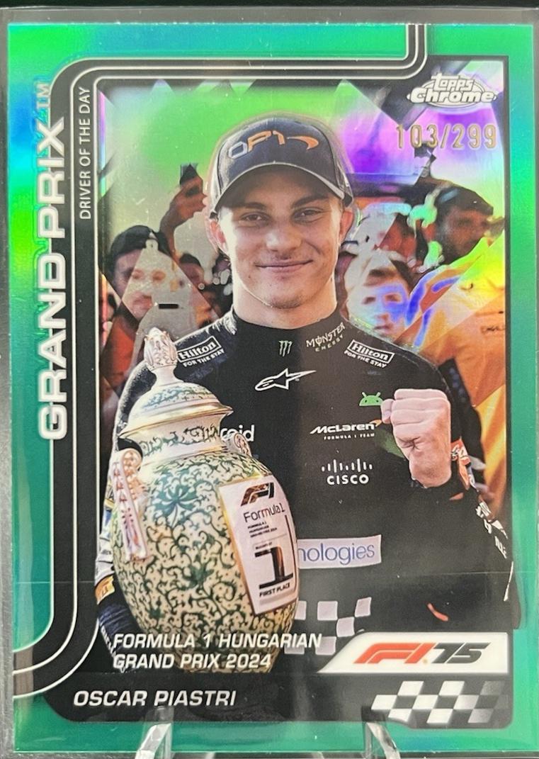 Oscar Piastri [Green Refractor] #134