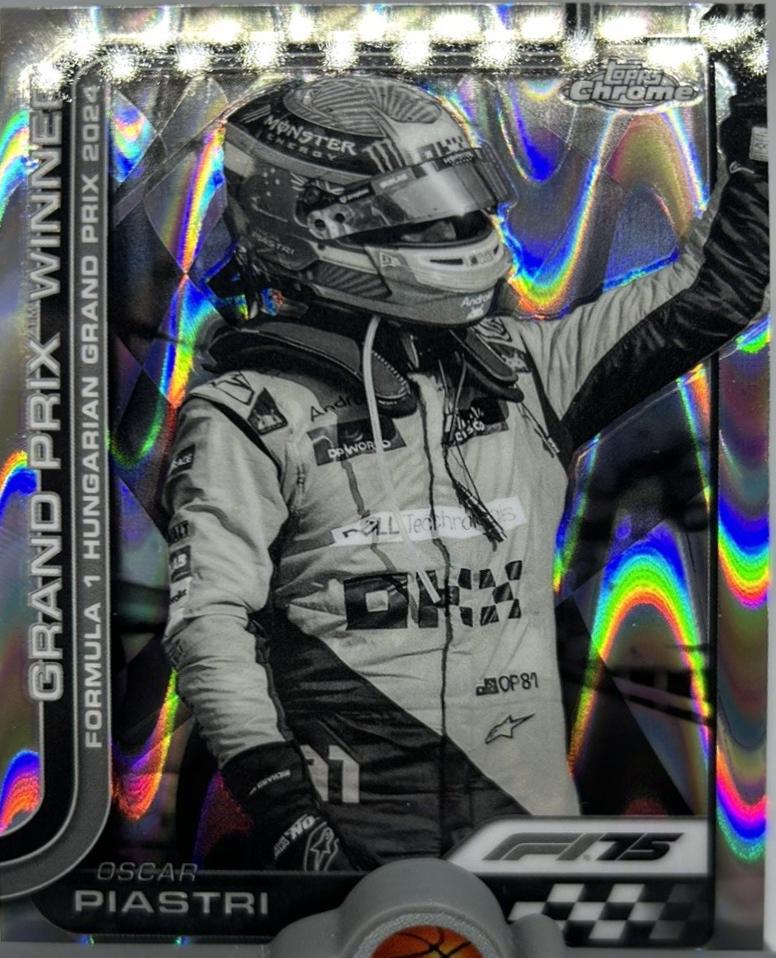 Oscar Piastri [Orange RayWave Refractor] #105