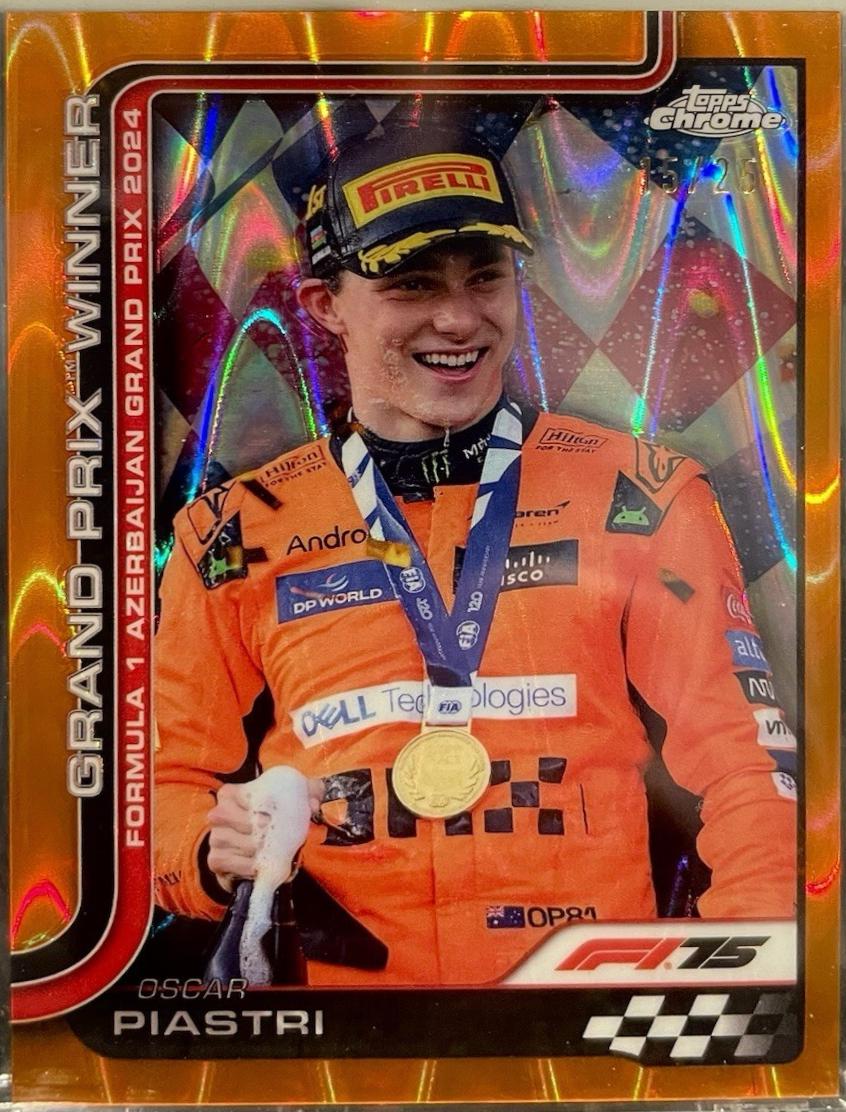 Oscar Piastri [Orange Refractor] #109