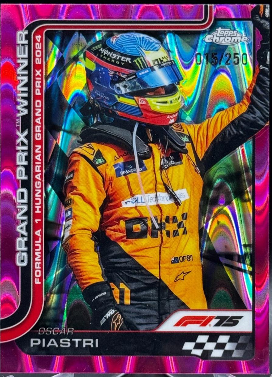 Oscar Piastri [Pink Refractor] #105