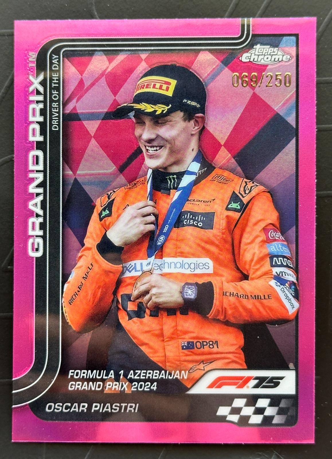 Oscar Piastri [Pink Refractor] #138