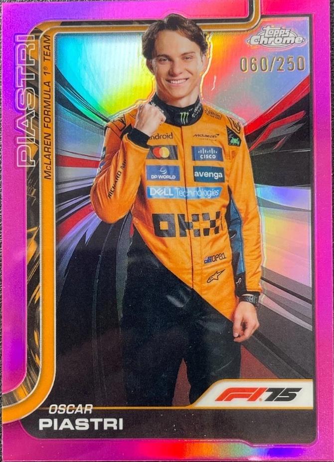 Oscar Piastri [Pink Refractor] #6