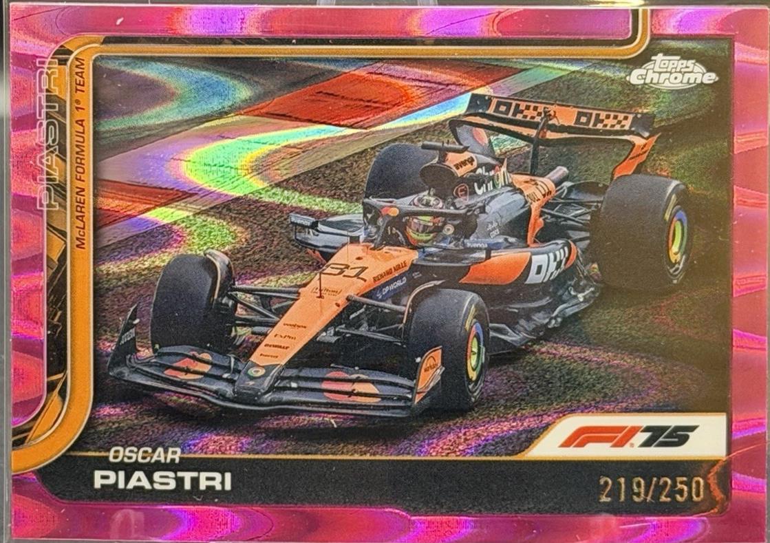Oscar Piastri [Pink Refractor] #78