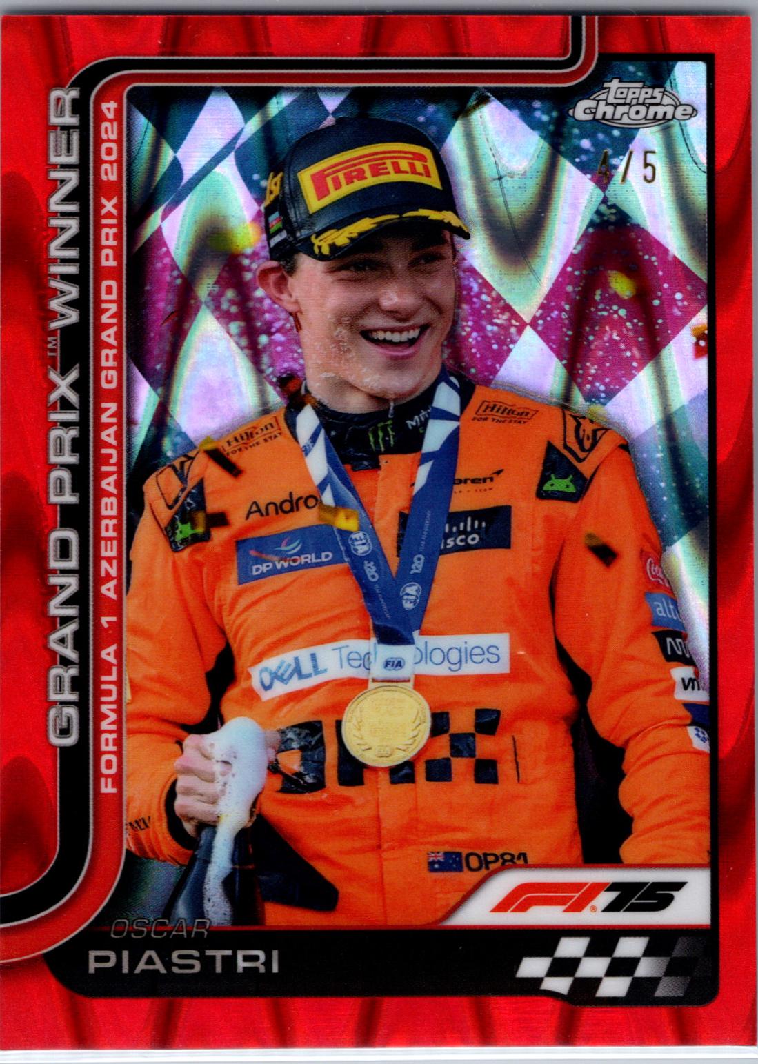 Oscar Piastri [Red RayWave Refractor] #109