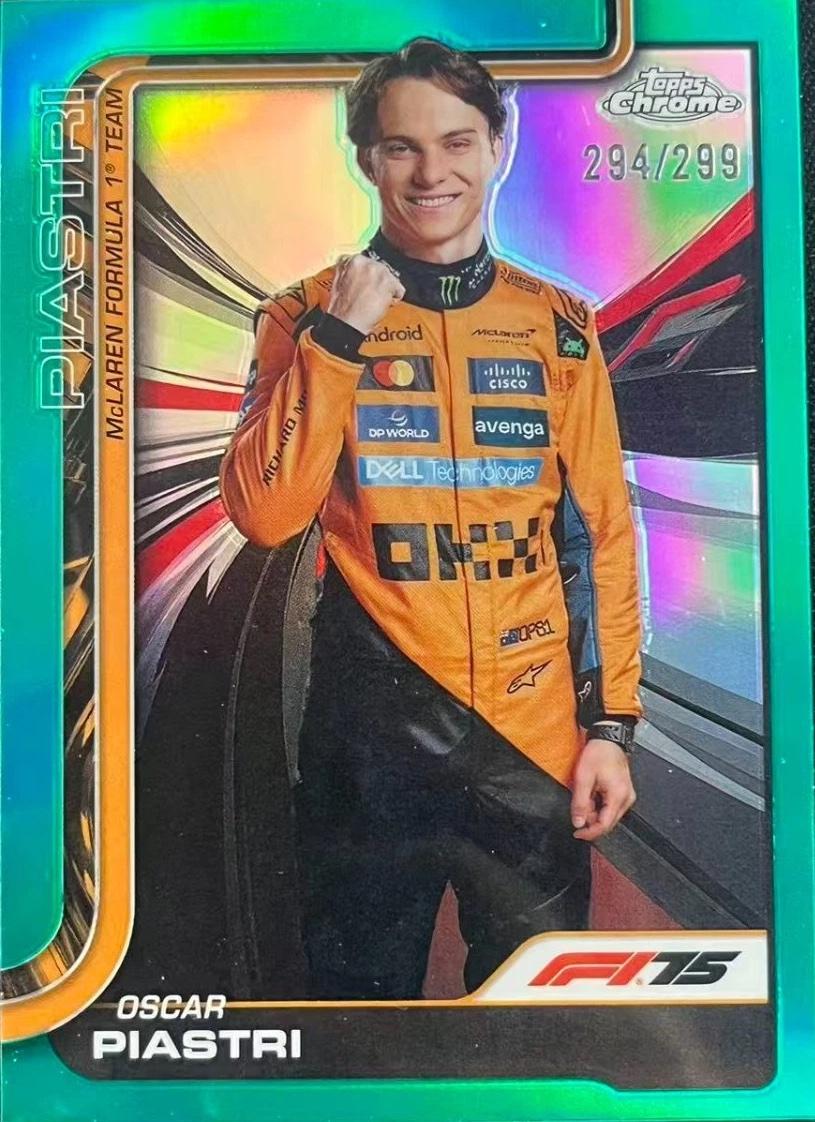 Oscar Piastri [Teal Refractor] #6