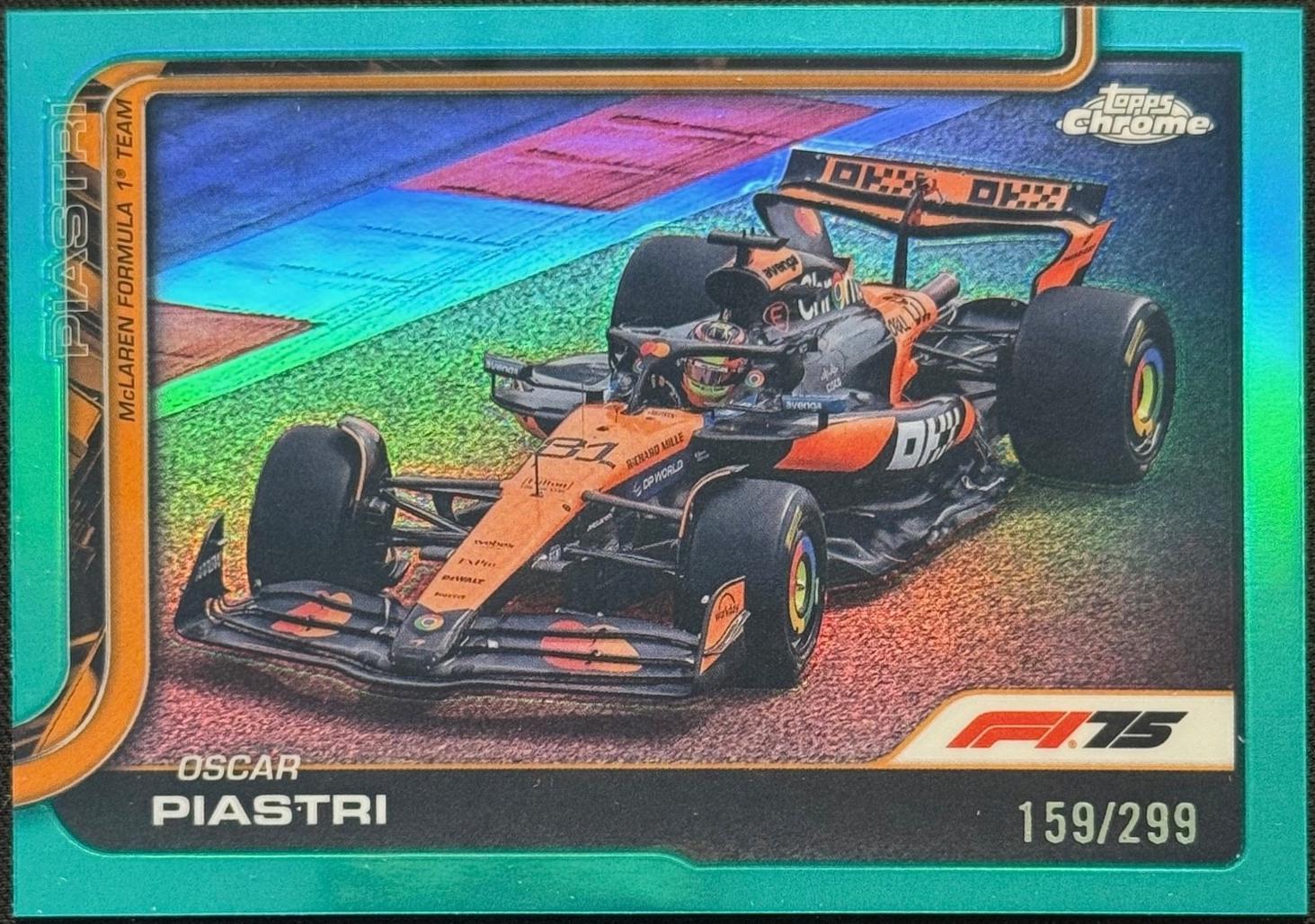 Oscar Piastri [Teal Refractor] #78