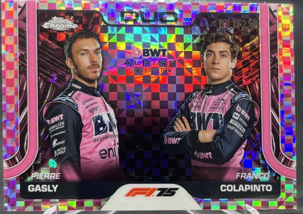 Pierre Gasly / Franco Colapinto [Pink Checker Flag Refractor] #171