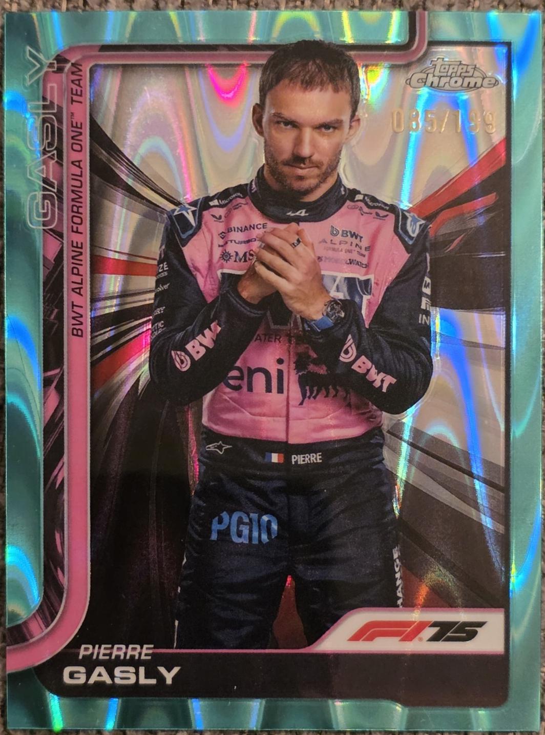 Pierre Gasly [Aqua Raywave Refractor] #16