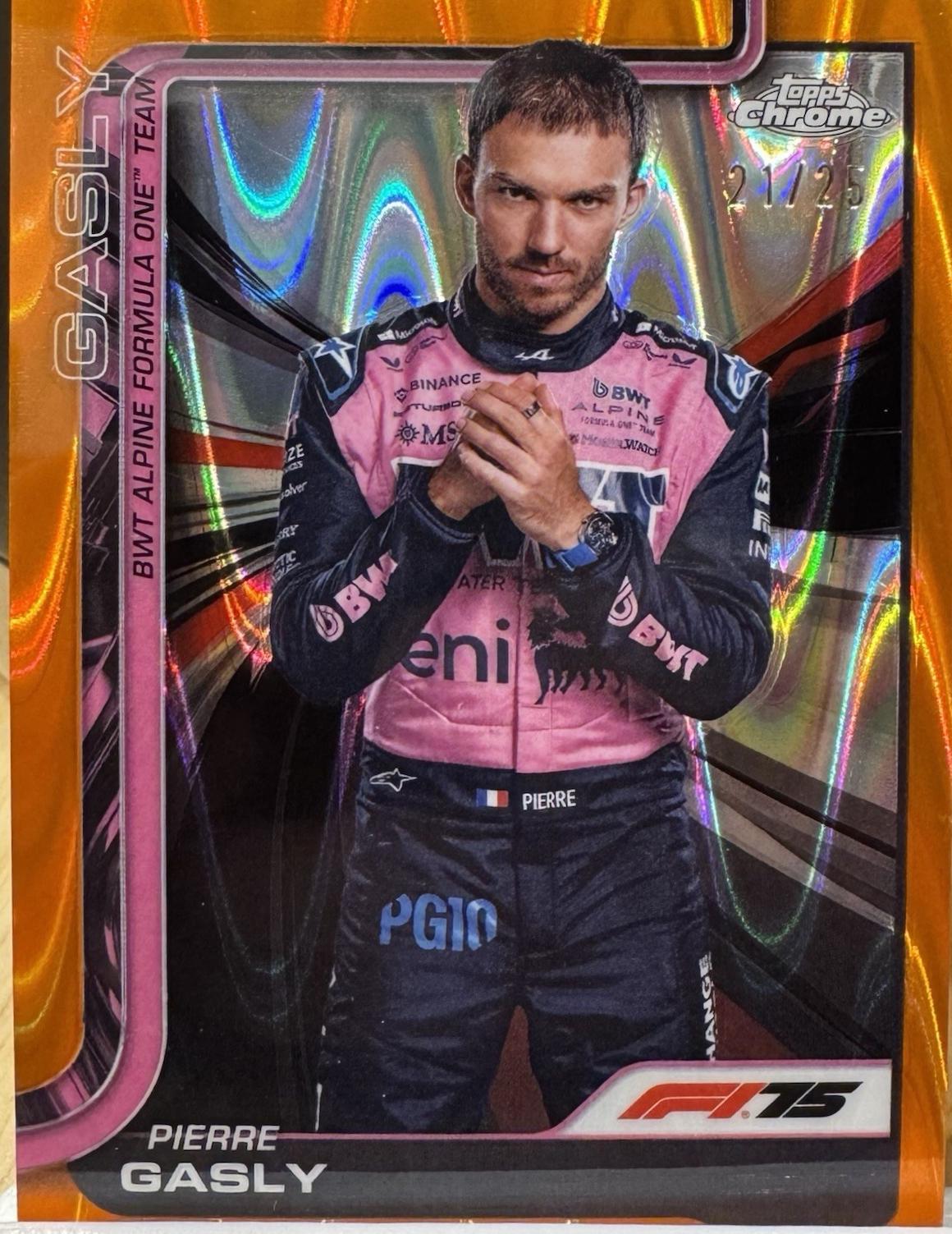 Pierre Gasly [Orange RayWave Refractor] #16