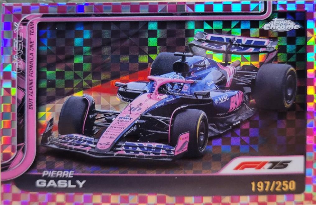 Pierre Gasly [Pink Checker Flag Refractor] #88