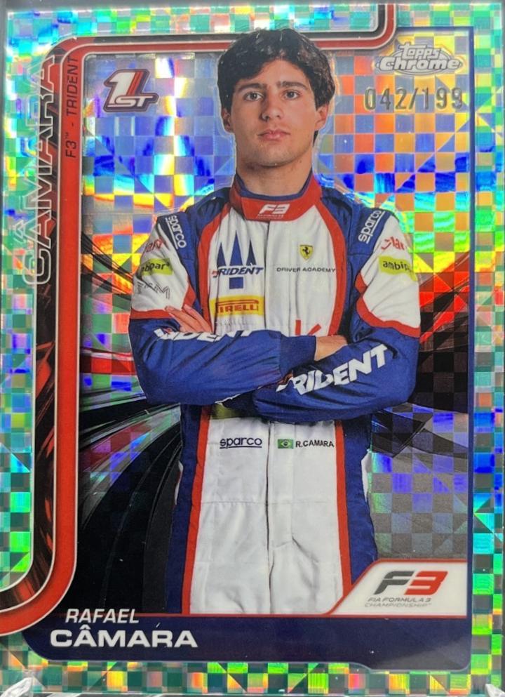 Rafael Camara [Aqua Checker Flag Refractor] #47