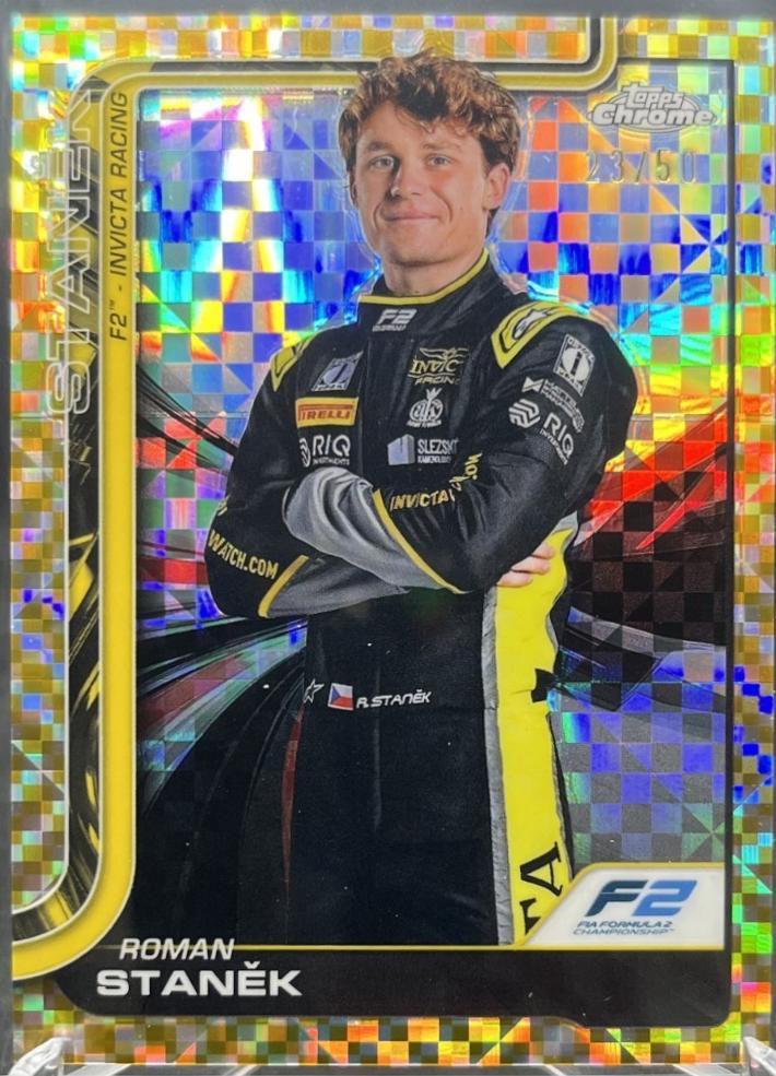 Roman Stanek [Gold Checker Flag Refractor] #22