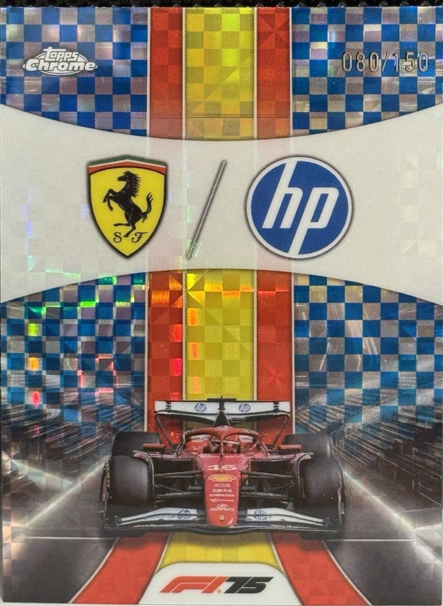 Scuderia Ferrari [Blue Checker Flag Refractor] #175