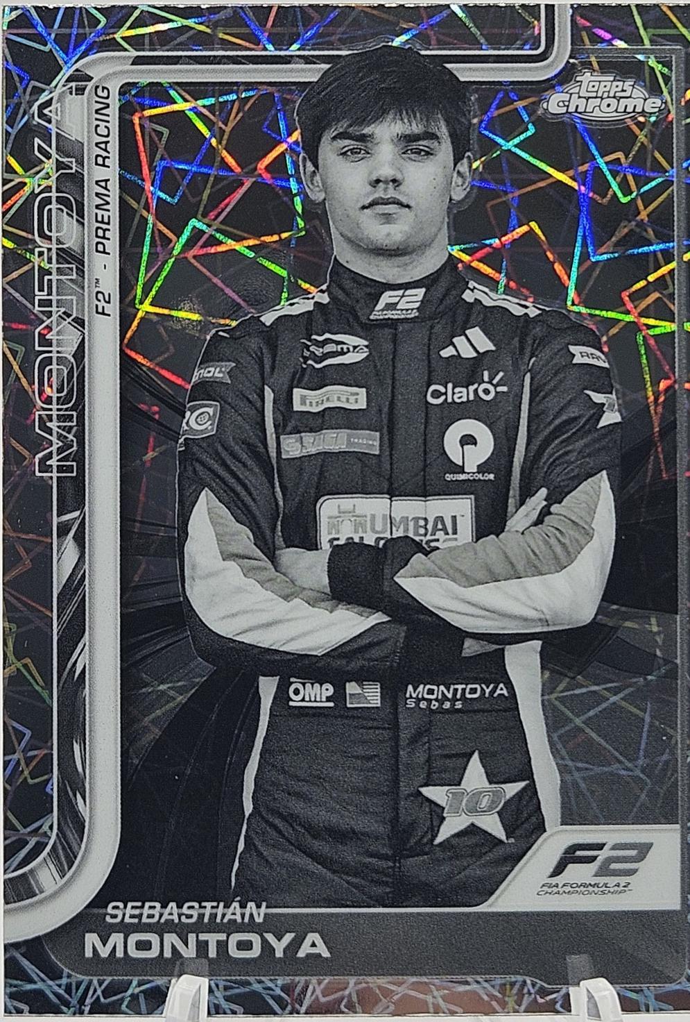 Sebastian Montoya [Black White Lazer Refractor] #30