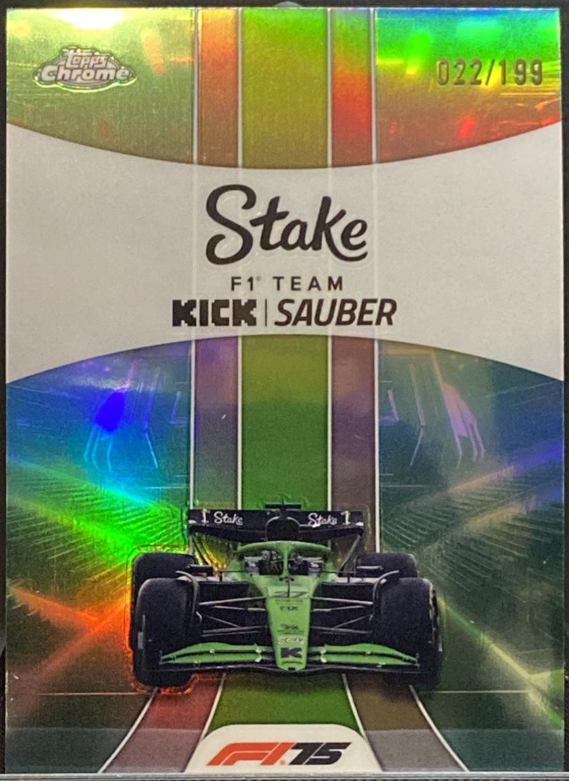 Stake F1 Team KICK Sauber [Aqua Refractor] #183