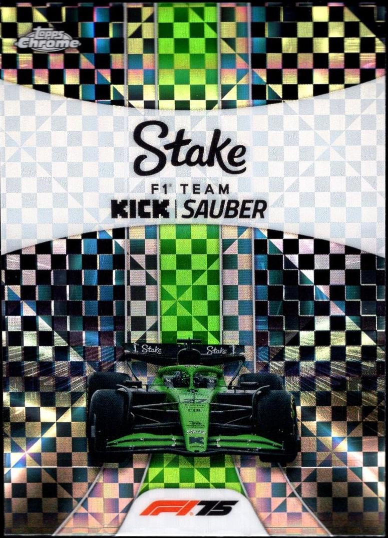Stake F1 Team KICK Sauber [Checker Flag Refractor] #183