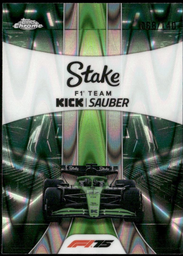 Stake F1 Team KICK Sauber [Green RayWave Refractor] #183