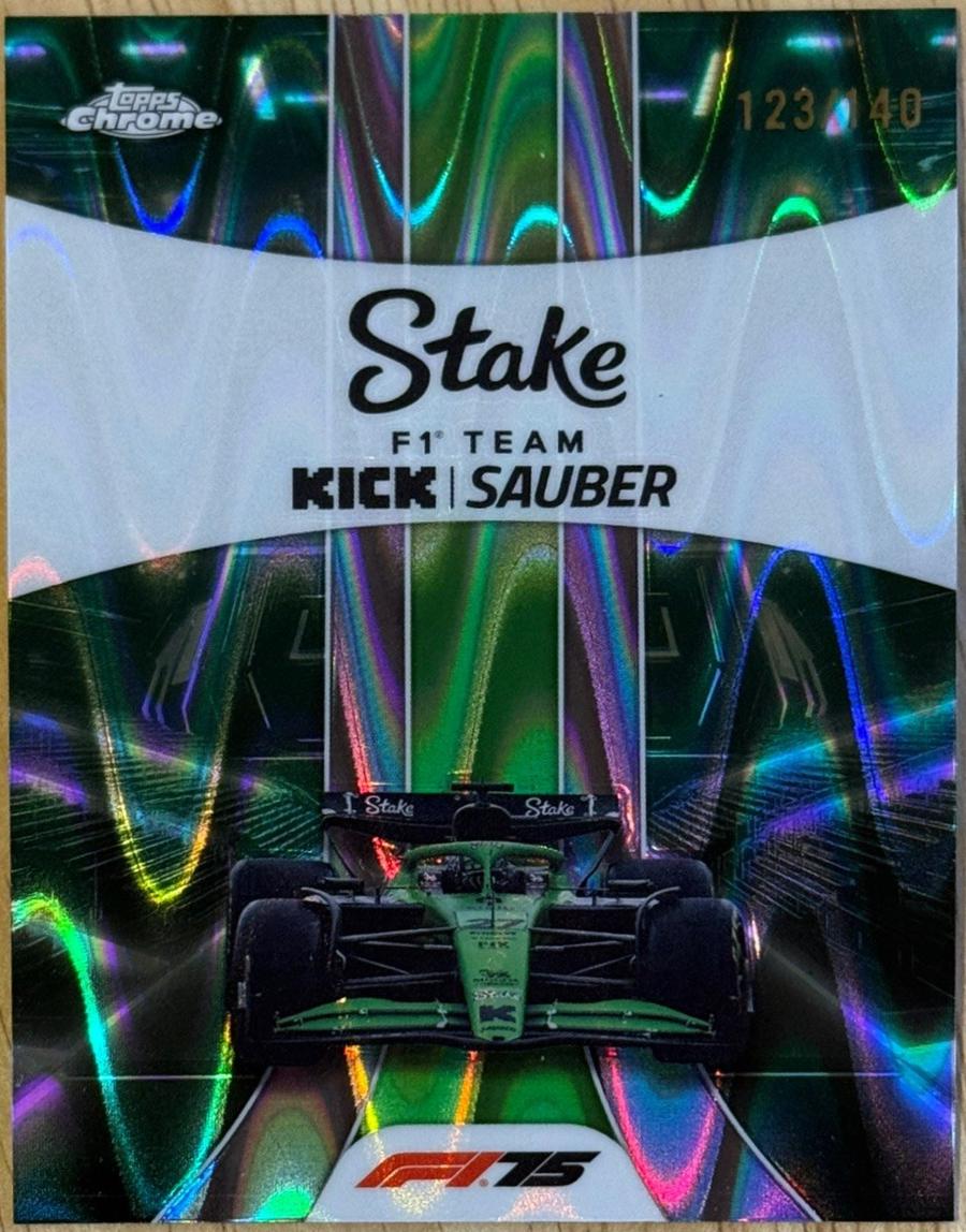 Stake F1 Team KICK Sauber [Green Refractor] #183