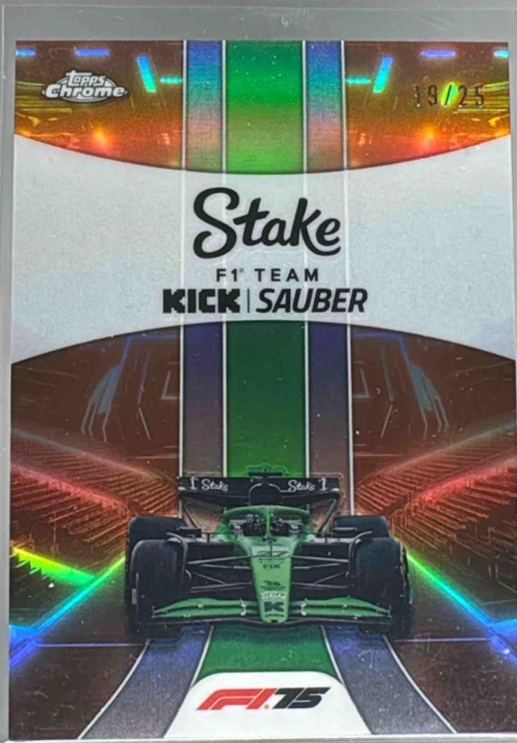 Stake F1 Team KICK Sauber [Orange Refractor] #183