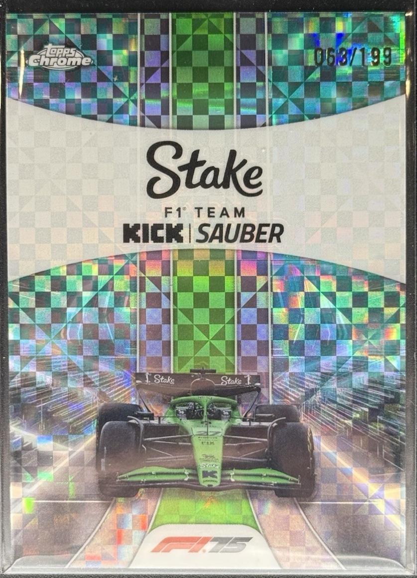 Stake F1 Team KICK Sauber [Teal Refractor] #183