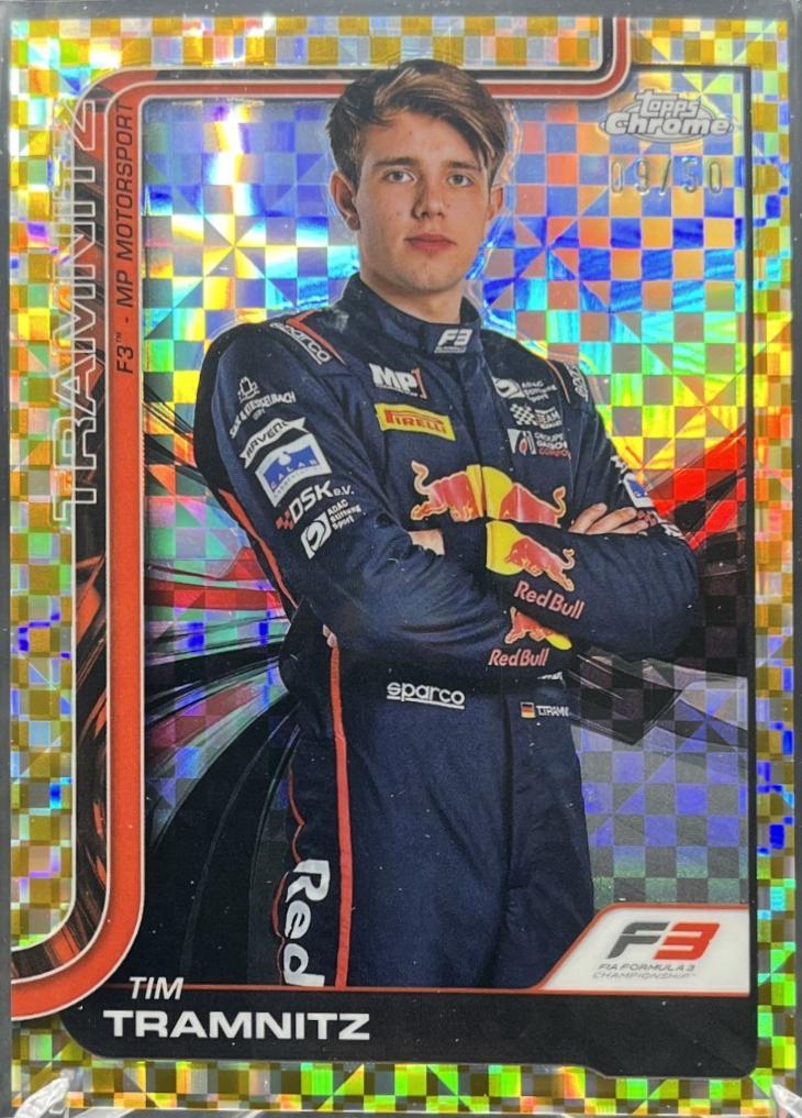 Tim Tramnitz [Gold Checker Flag Refractor] #49