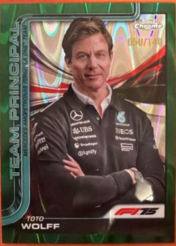Toto Wolff [Green RayWave Refractor] #195