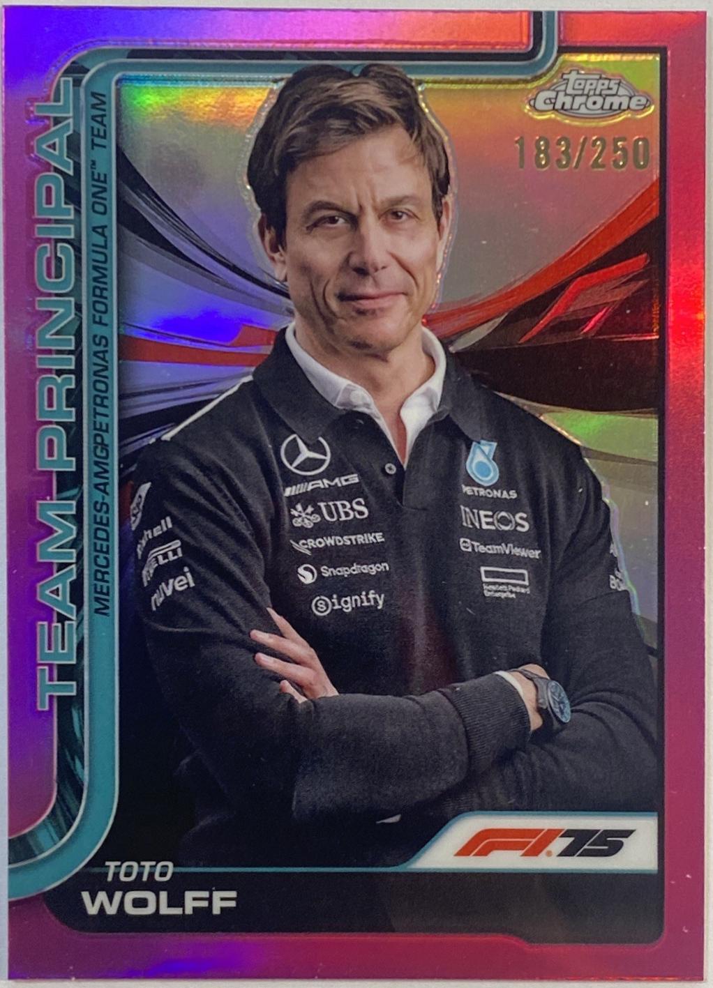 Toto Wolff [Pink Refractor] #195