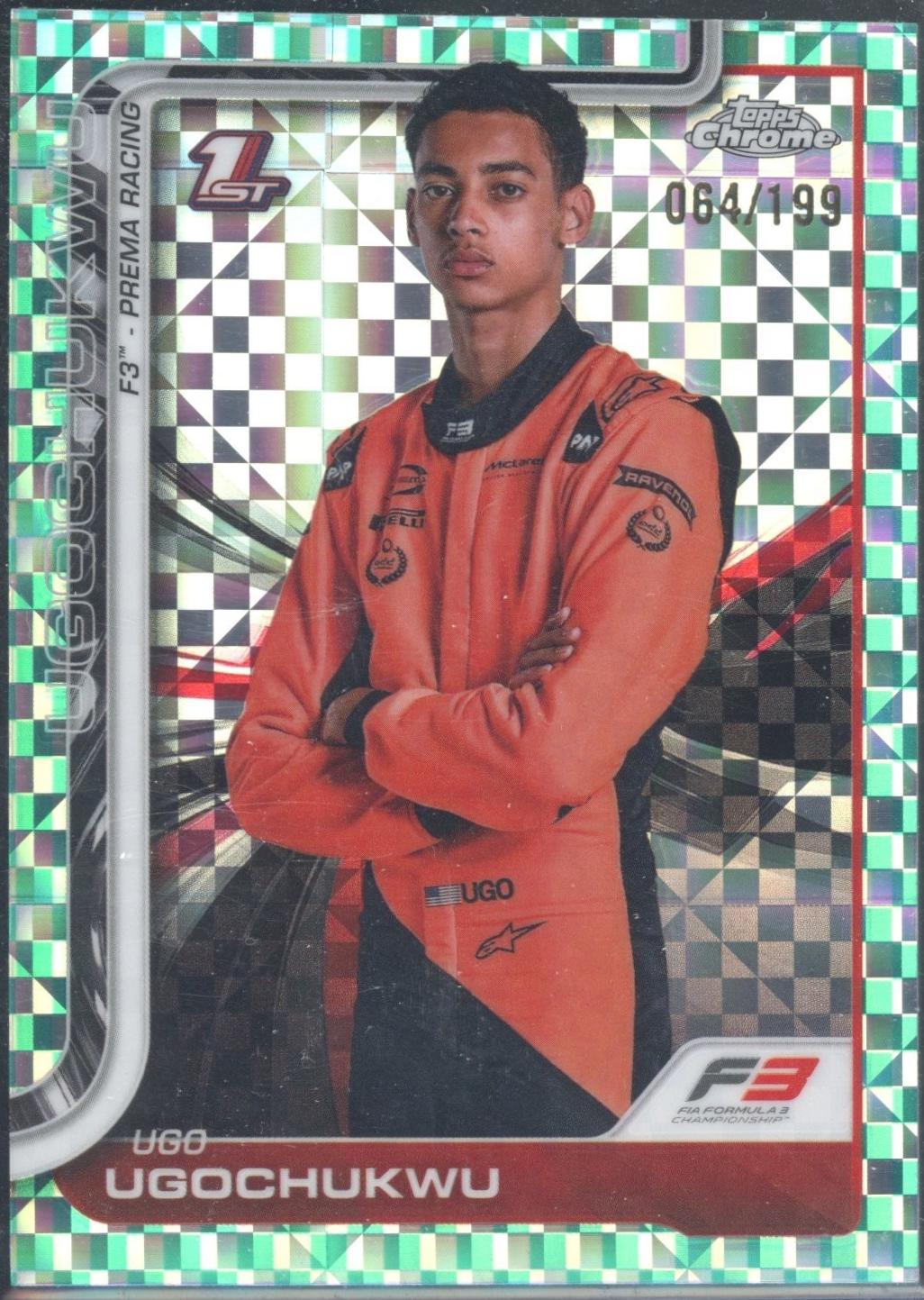 Ugo Ugochukwu [Aqua Checker Flag Refractor] #45
