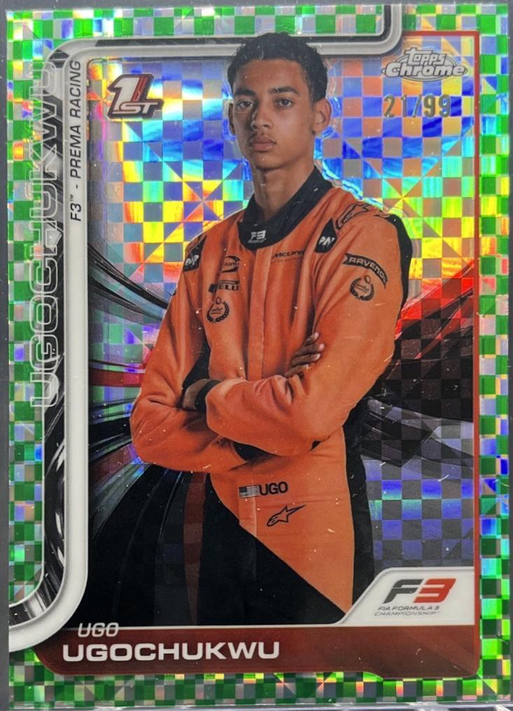 Ugo Ugochukwu [Green Checker Flag Refractor] #45