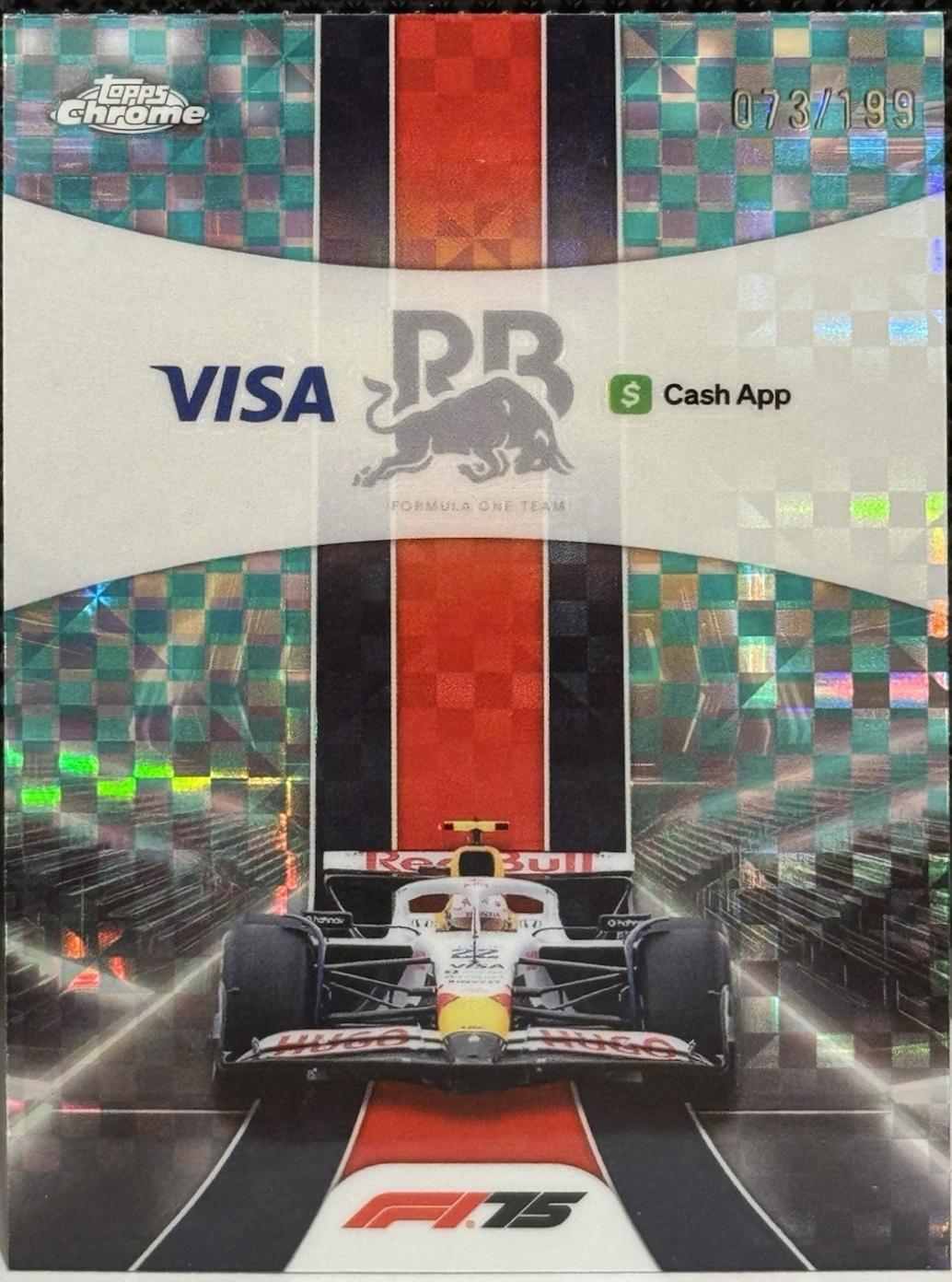 Visa Cash App Racing Bulls [Aqua Checker Flag Refractor] #179