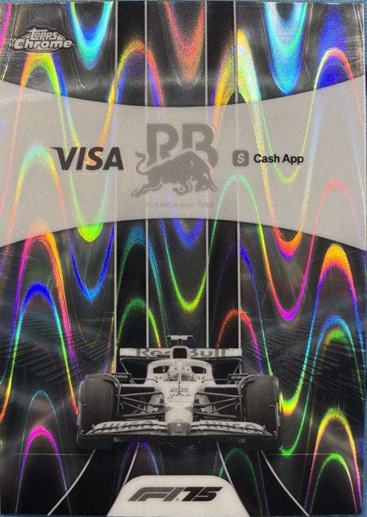 Visa Cash App Racing Bulls [Black White RayWave Refractor] #179
