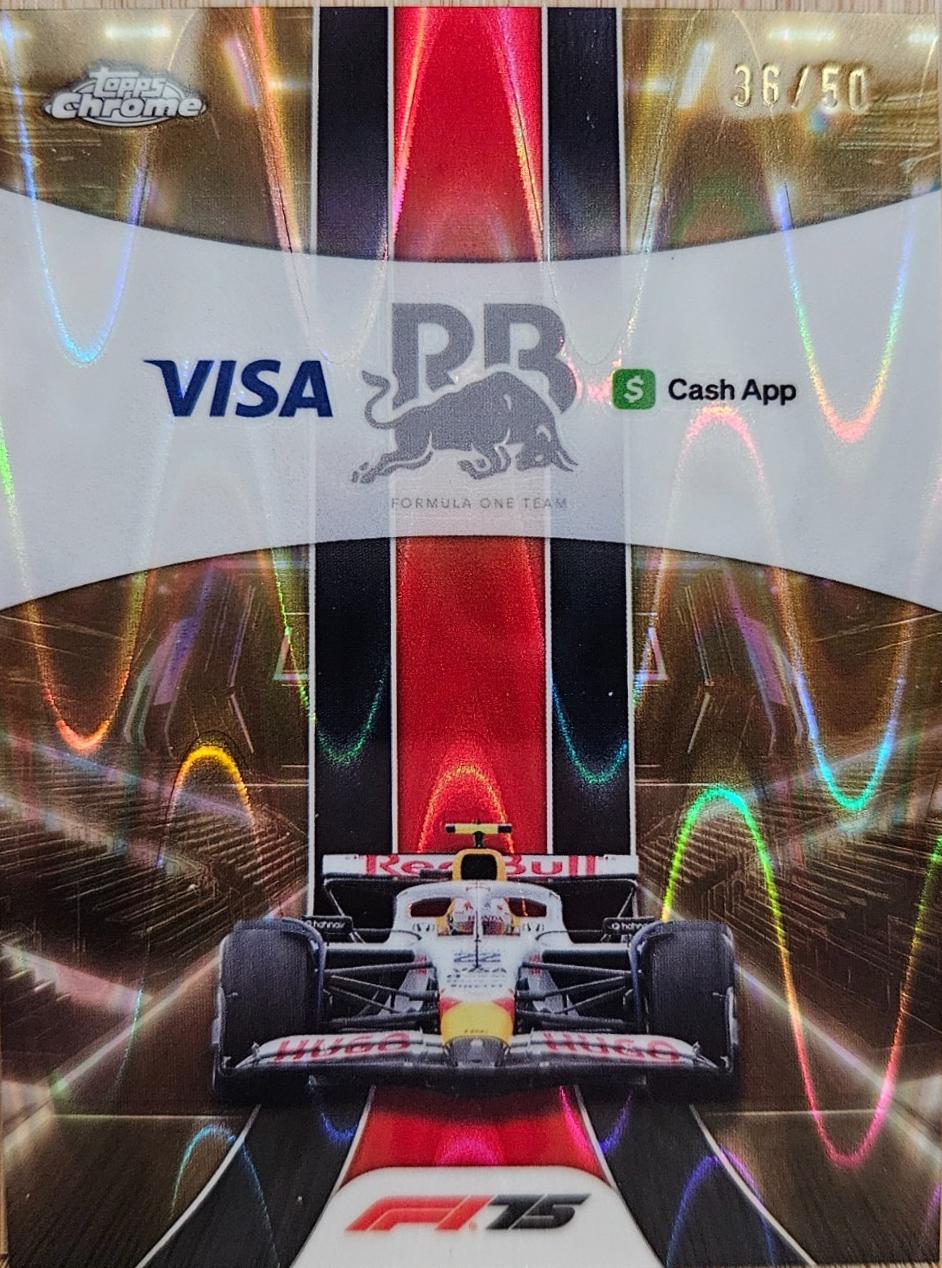 Visa Cash App Racing Bulls [Gold RayWave Refractor] #179