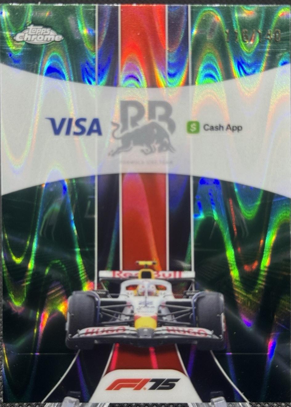 Visa Cash App Racing Bulls [Green RayWave Refractor] #179