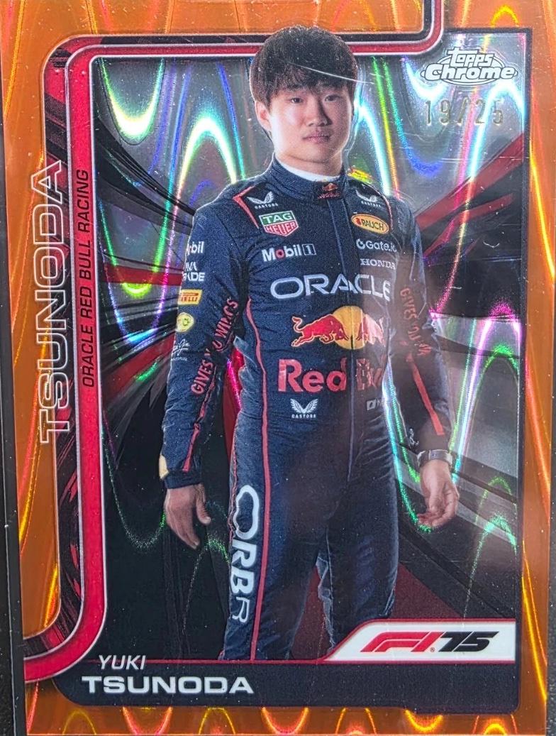 Yuki Tsunoda [Orange RayWave Refractor] #2