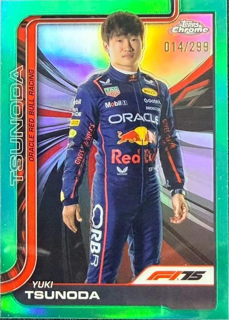 Yuki Tsunoda [Teal Refractor] #2