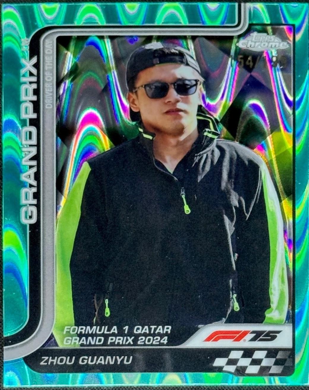 Zhou Guanyu [Aqua Refractor] #144