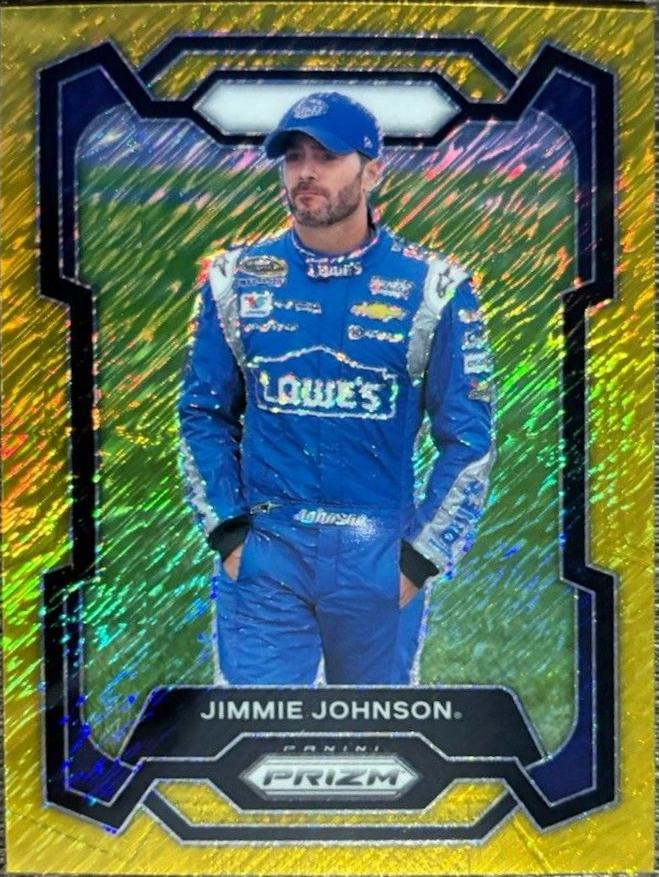 Jimmie Johnson [Gold Shimmer FOTL] #18