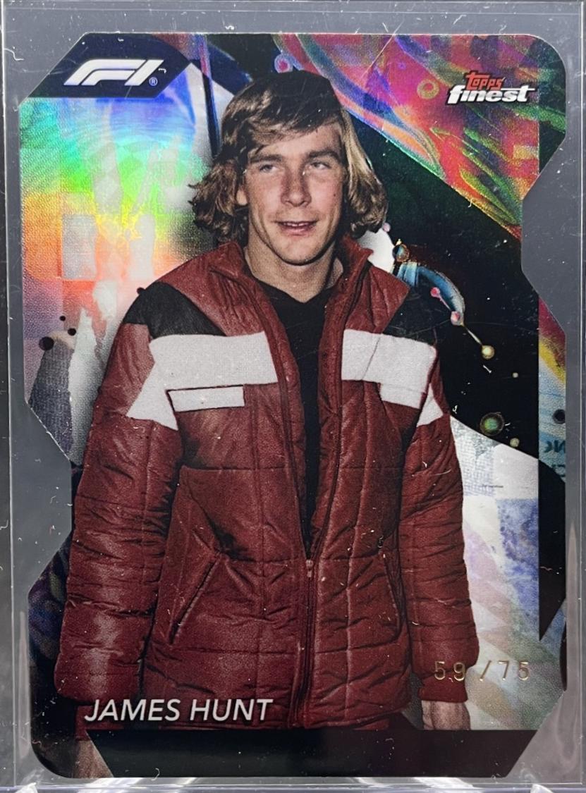 James Hunt [Die-Cut Refractor] #124