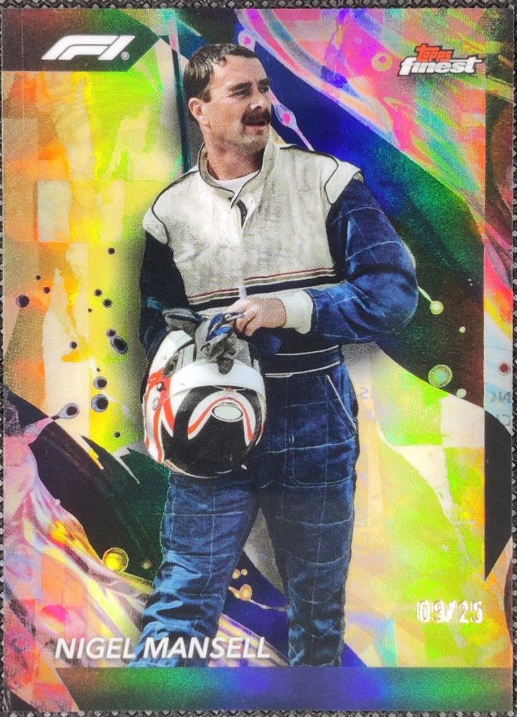 Nigel Mansell [Black Refractor] #175