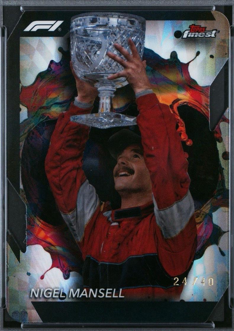 Nigel Mansell [Die-Cut Refractor] #293