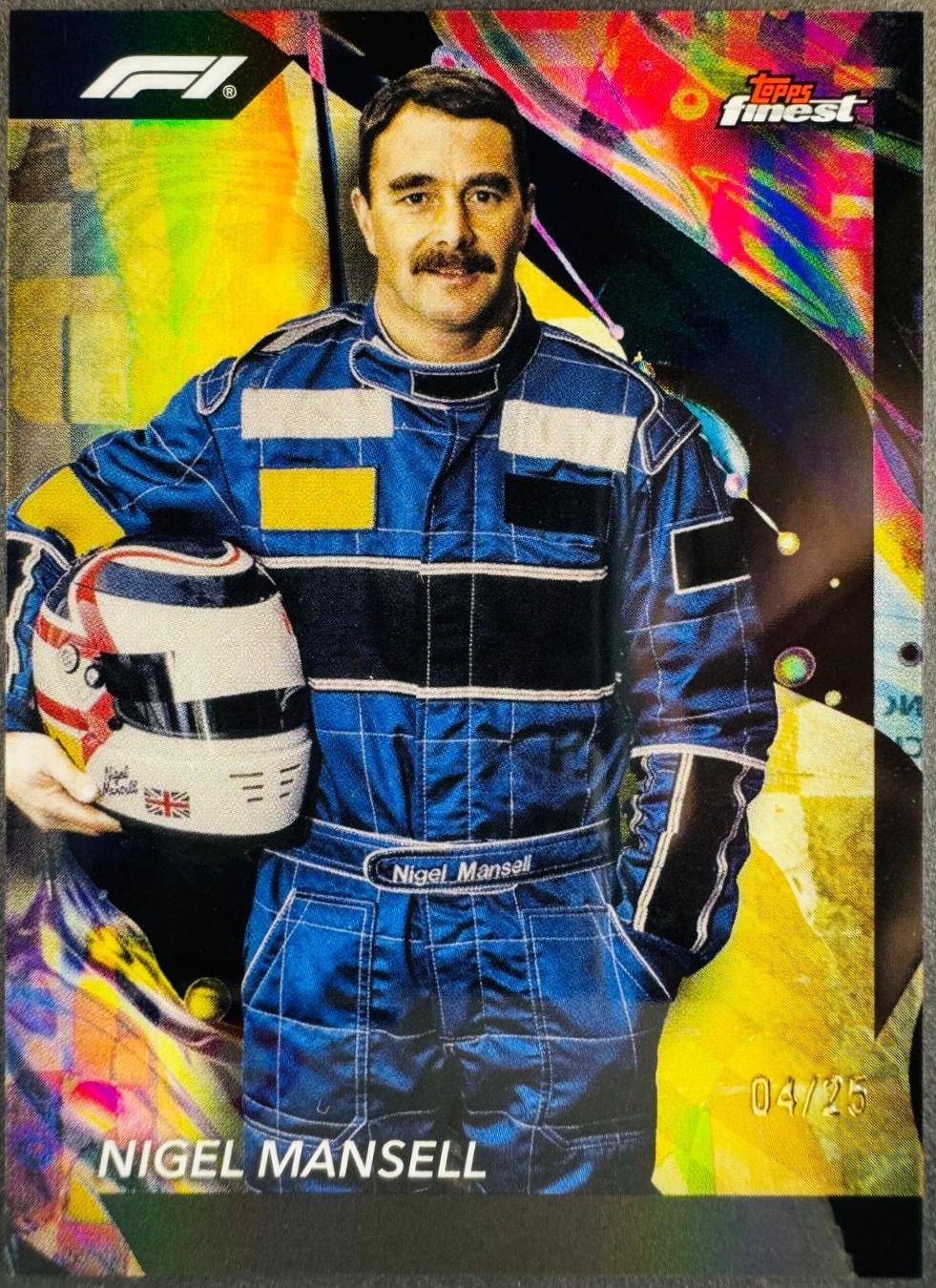 Nigel Mansell [Gold Refractor] #180